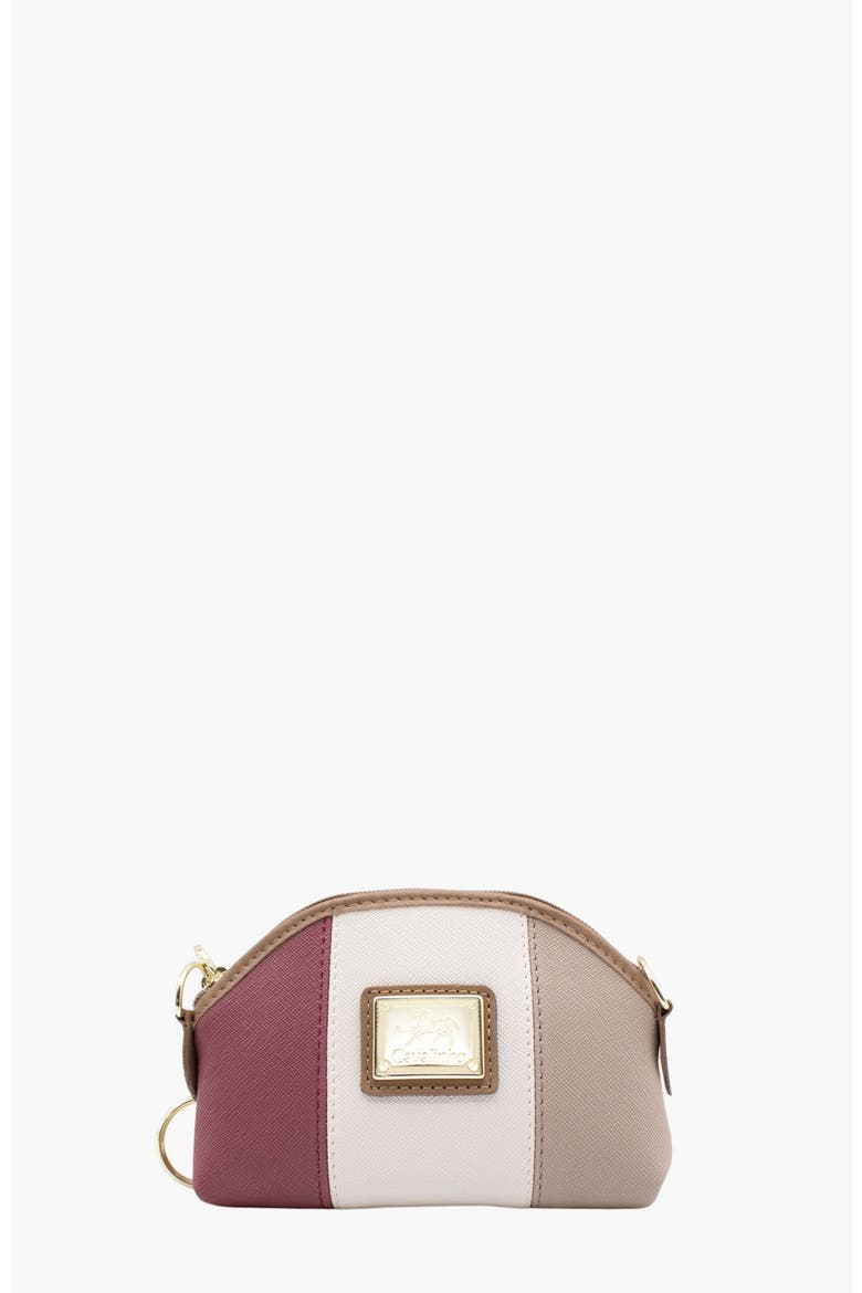 Allegro Coin Purse 252, Main, color, Pink / White / Beige