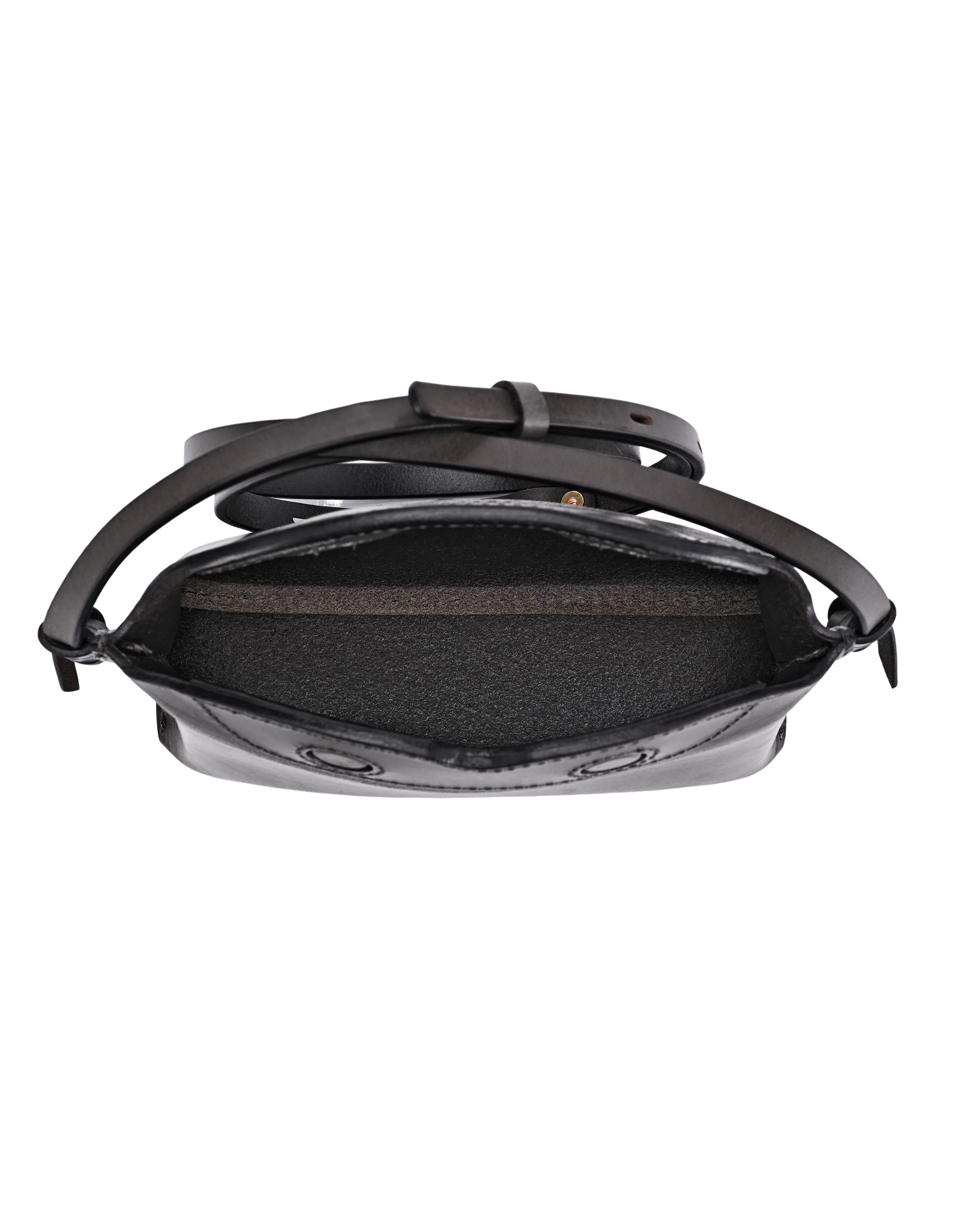 OLD TREND Snapper Genuine Leather Vintage Everyday Crossbody, Alternate, color, Grey