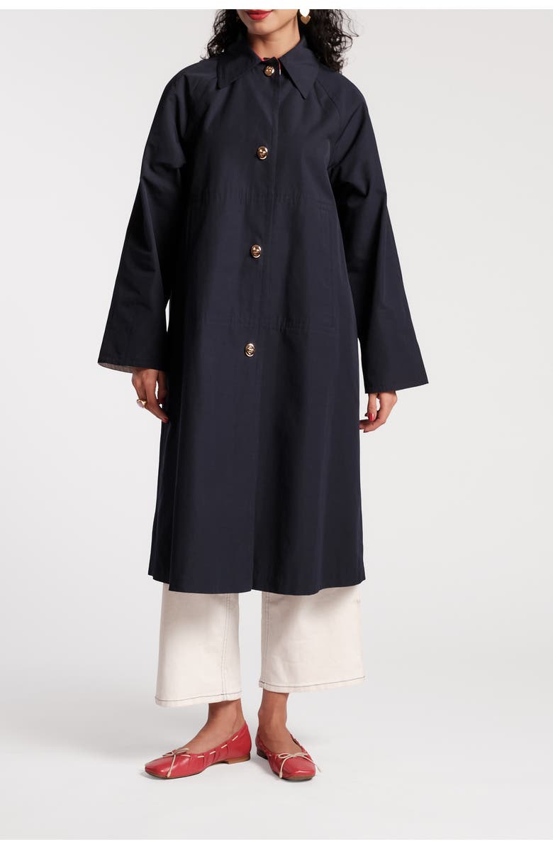 Frances Valentine Spiffy Trench, Main, color, Navy