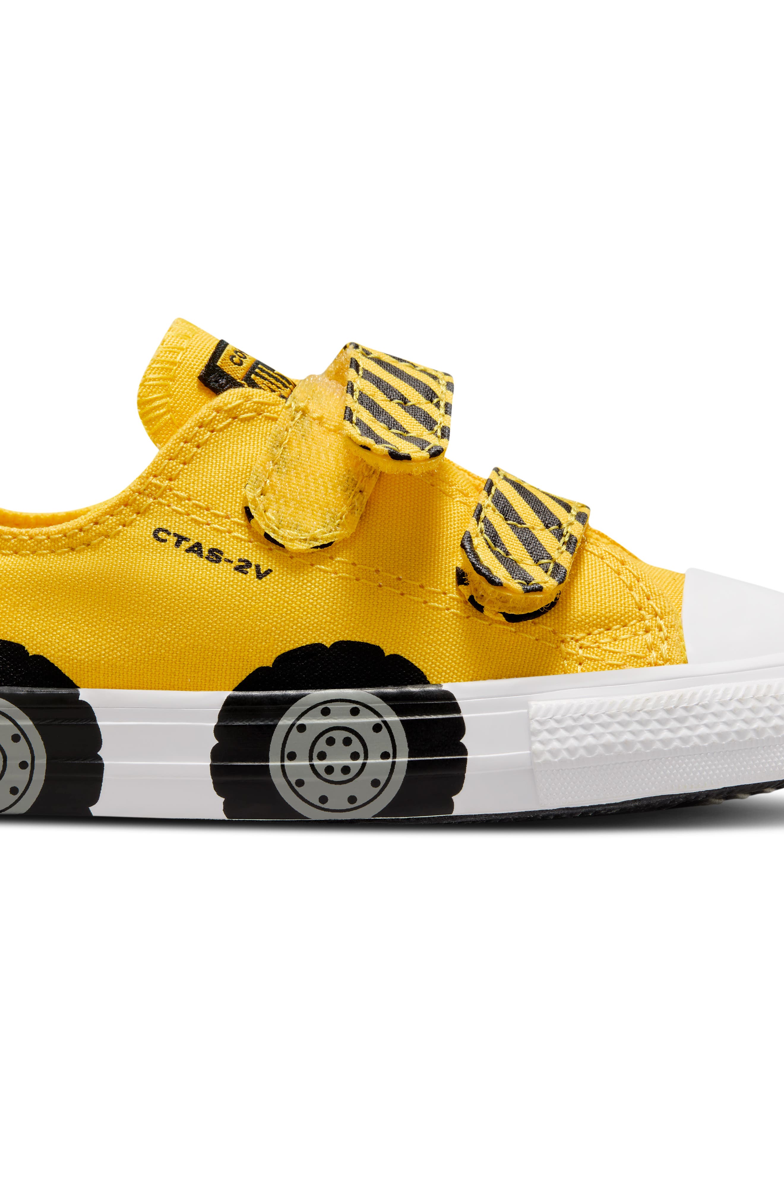 Converse Kids' Chuck Taylor<sup>®</sup> All Star<sup>®</sup> 2V Oxford Sneaker, Alternate, color, Amarillo/ Black/ White