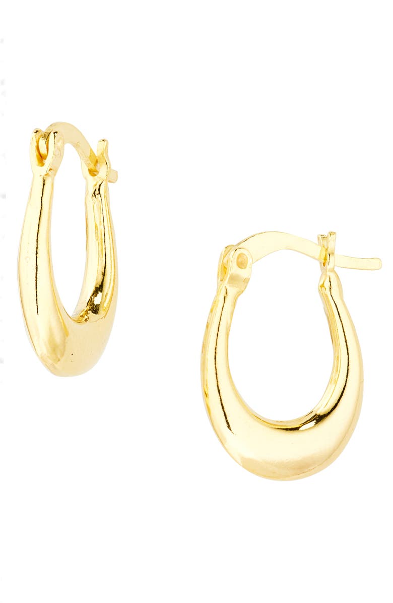 ARGENTO VIVO Graduated Hoop Earrings, Main, color, Gold