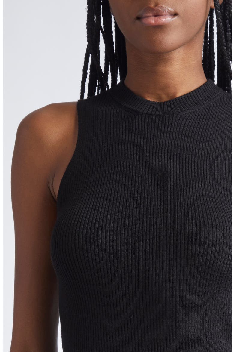 Maglia Wool Rib Tank, Alternate, color, BLACK
