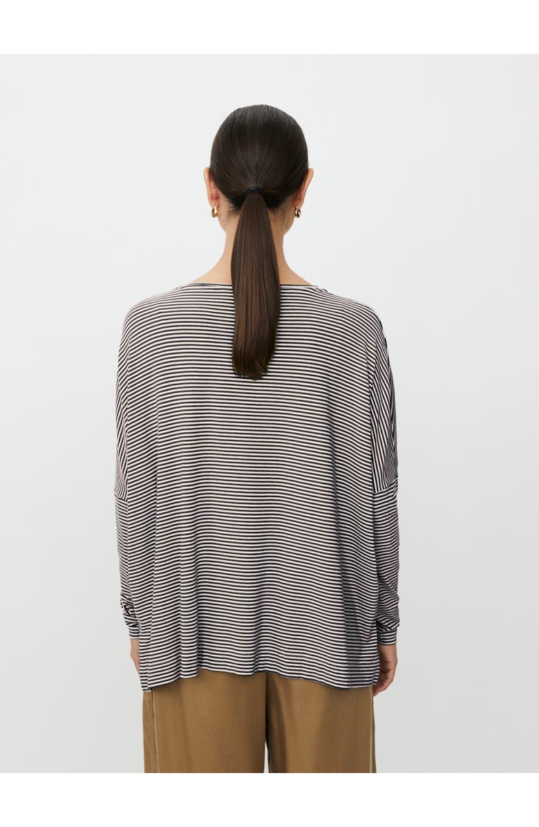 Masai Copenhagen MaBarr Oversized Stripe T-Shirt, Alternate, color, Navy Blazer