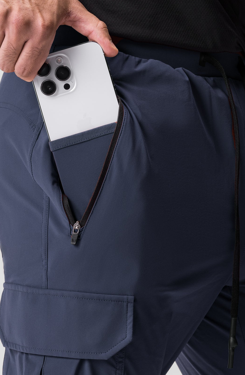 ASRV Tetra-Lite Cargo High Rib Water Repellent Jogger, Alternate, color, Navy