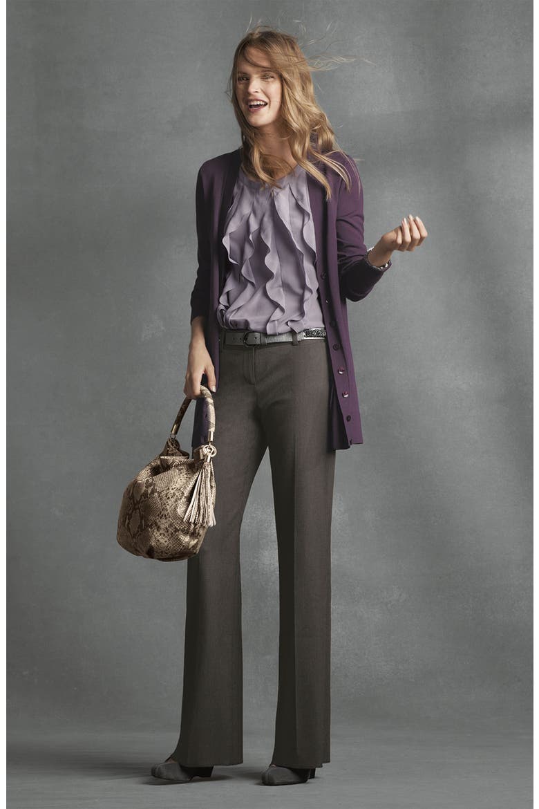 Boyfriend Cardigan, Main, color, BLACK
