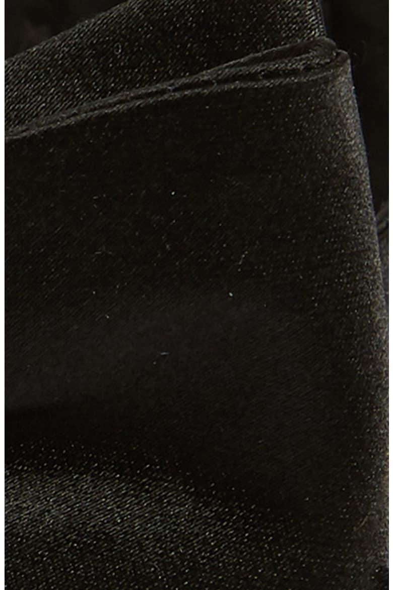 Silk Pre-Tied Bow Tie, Alternate, color, BLACK