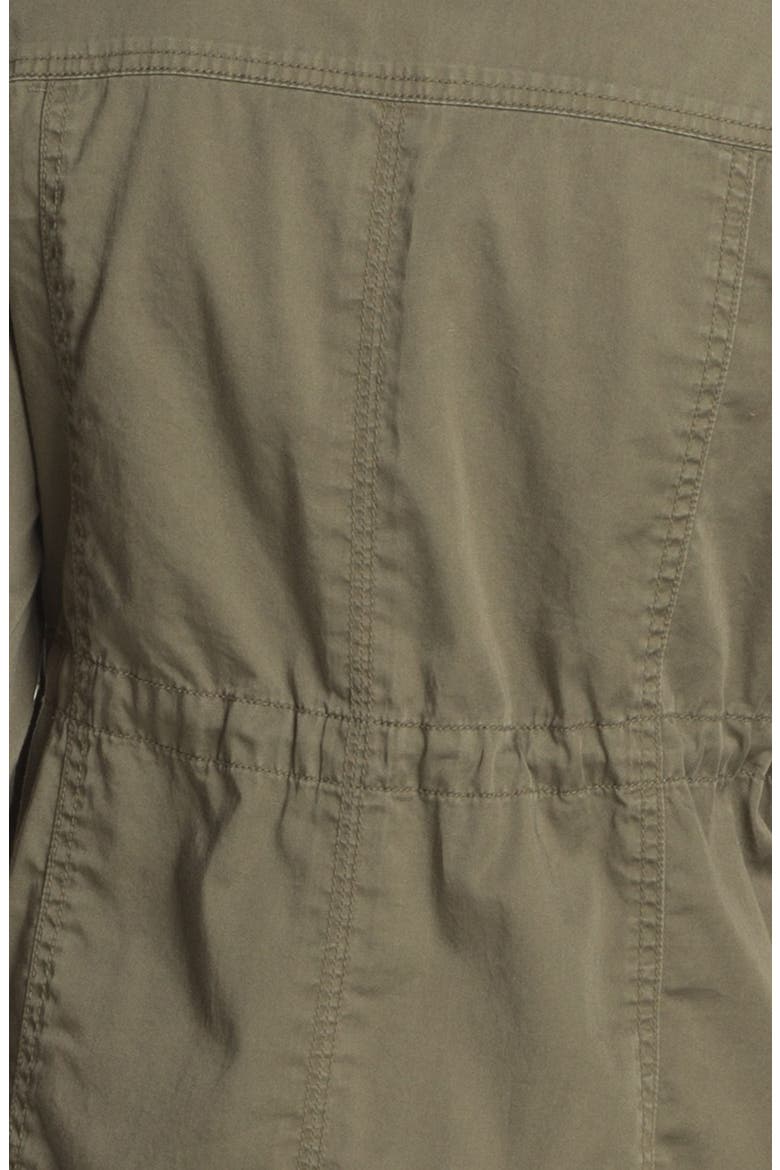 Caslon Roll Sleeve Utility Jacket, Alternate, color, WASHED OLIVE GROVE