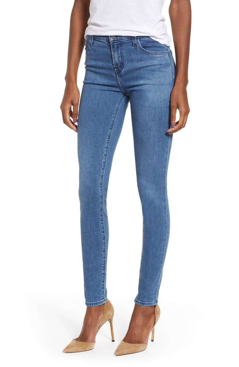 J Brand Maria High Waist Skinny Jeans, Main, color,
