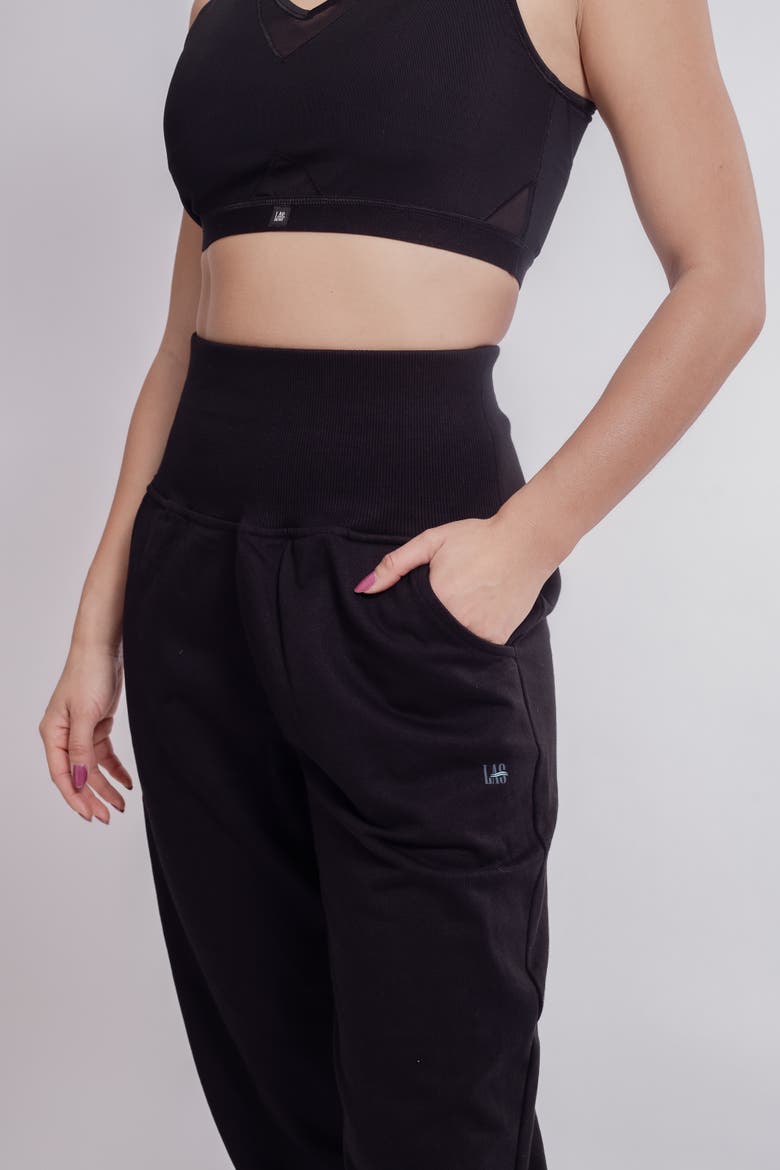 Seamless Waist PJ Jogger, Alternate, color, Black