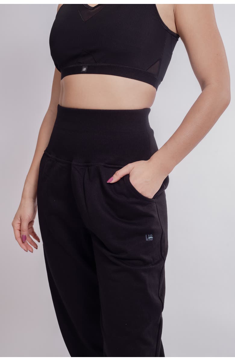 LAS Loungewear Seamless Waist PJ Jogger, Alternate, color, Black