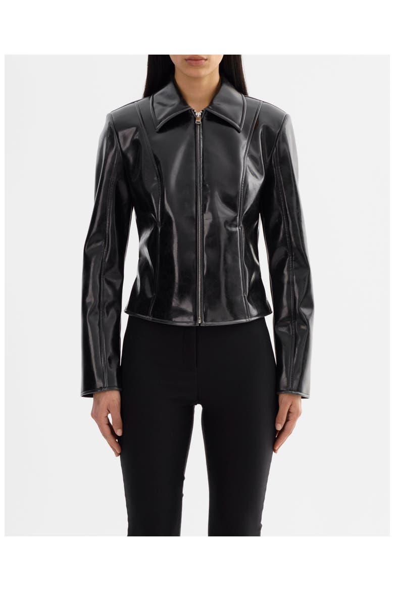Joyce | Faux Leather Jacket, Main, color, Black