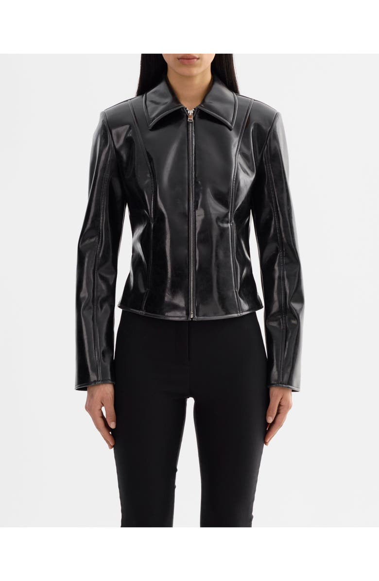 LAMARQUE Joyce | Faux Leather Jacket, Main, color, Black