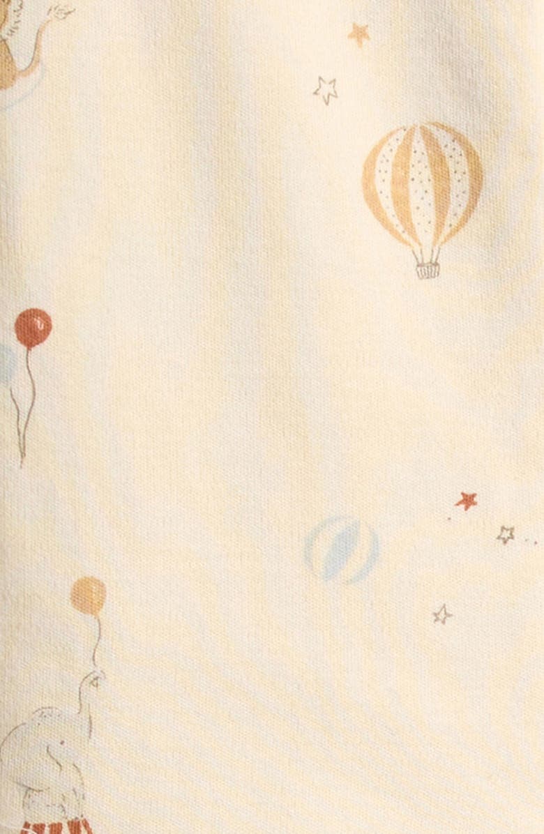 QUINCY MAE Cotton Zip Footie, Alternate, color, Ivory