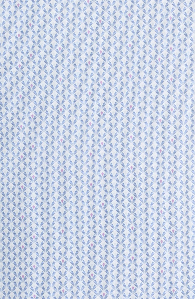 Peter Millar Microprint Performance Jersey Polo, Alternate, color, White