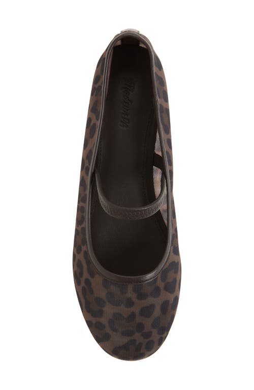 MADEWELL MADEWELL THE GRETA LEOPARD MESH BALLET FLAT