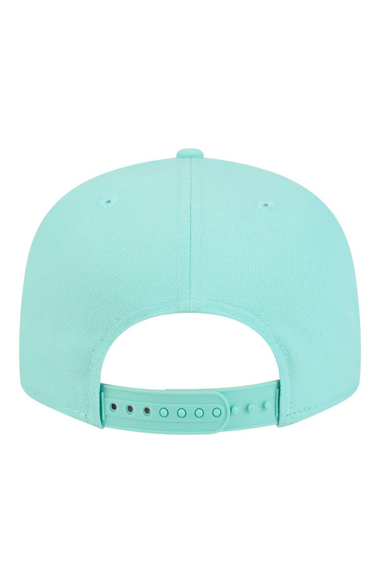 New Era Men's New Era Turquoise Miami Dolphins Colorpack 9FIFTY Snapback Hat, Alternate, color, Turquoise
