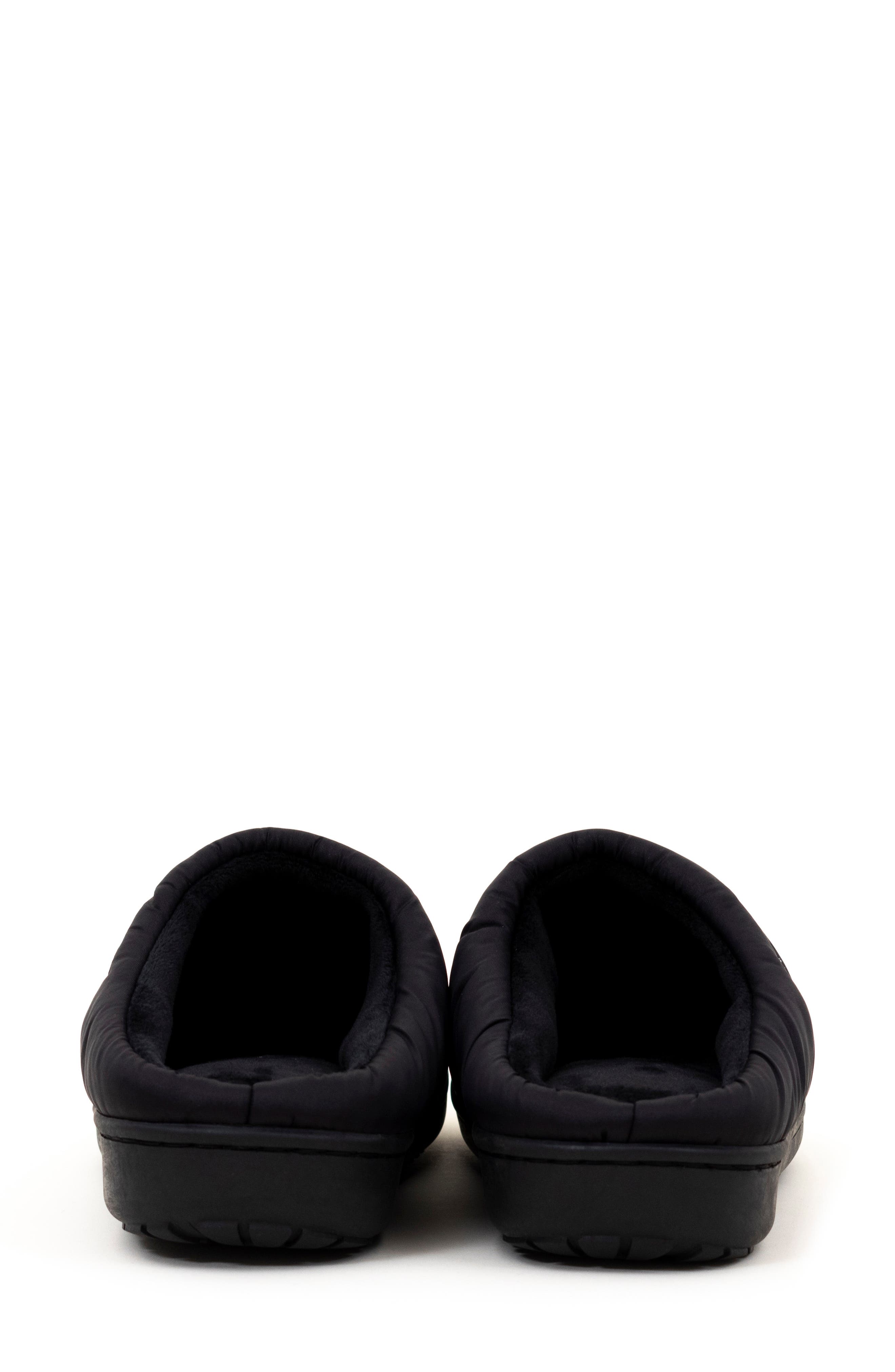 SUBU Gender Inclusive Indoor/Outdoor Puffer Slipper, Alternate, color, Black