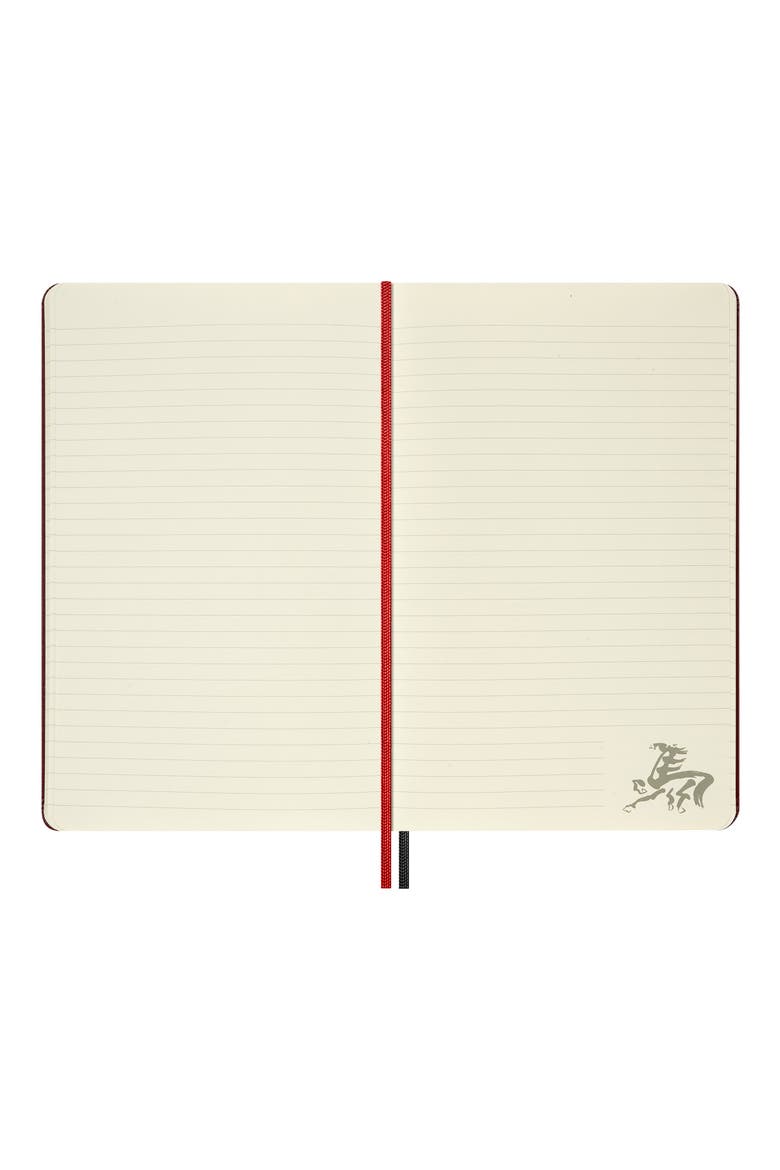 Year of the Fire Horse Notebook, Alternate, color, RED