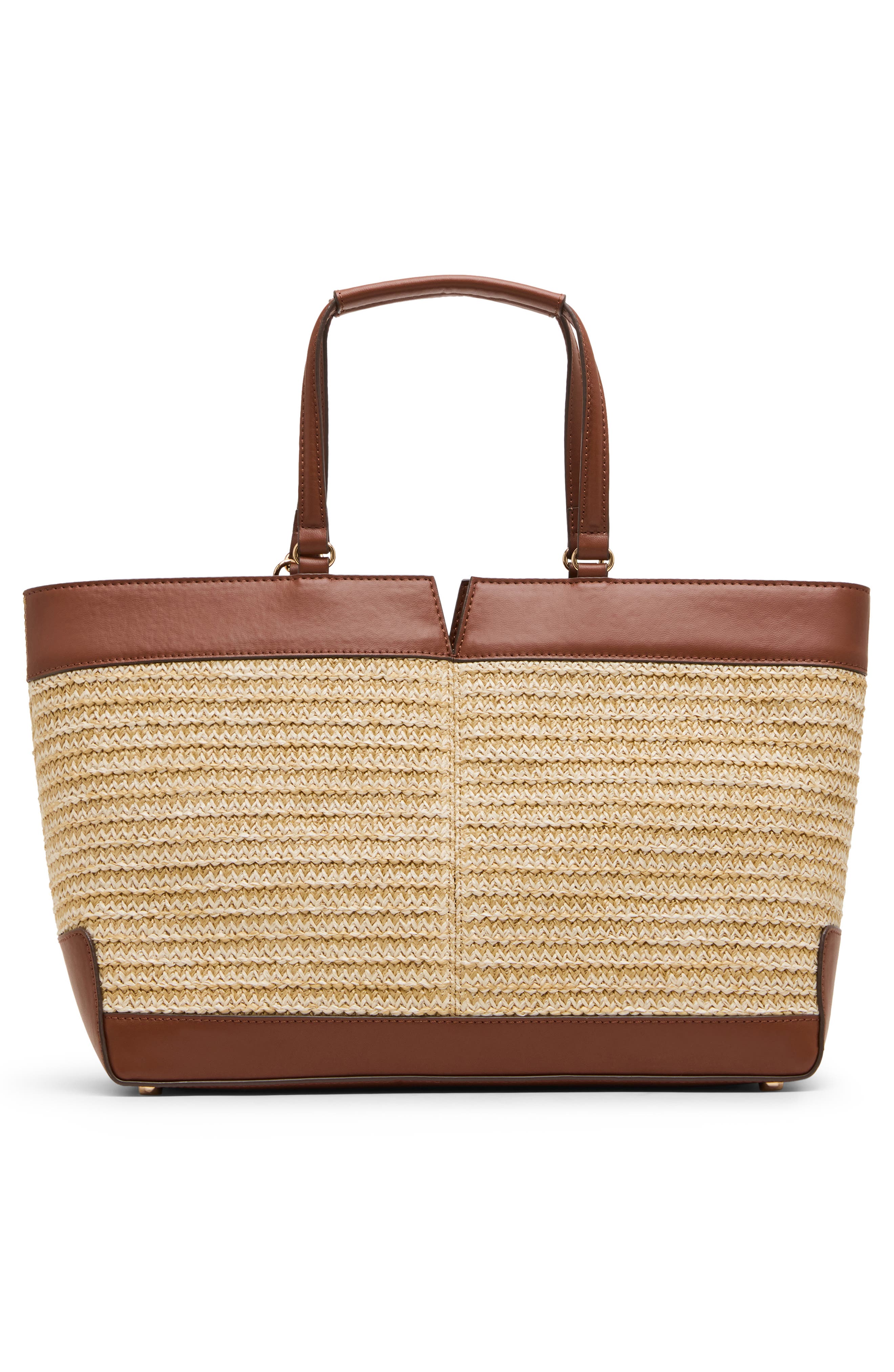 Anne Klein Large East West Tote Bag, Alternate, color, Hazelnut