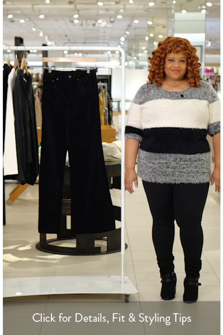 Monroe Wide Leg Corduroy Pants video