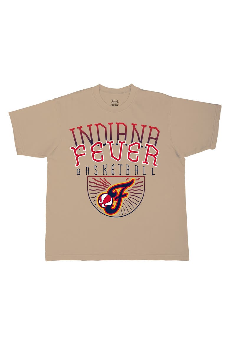 Unisex Stadium Essentials Sand Indiana Fever Rays Up Urban Premium Relaxed Fit T-Shirt, Alternate, color, Sand