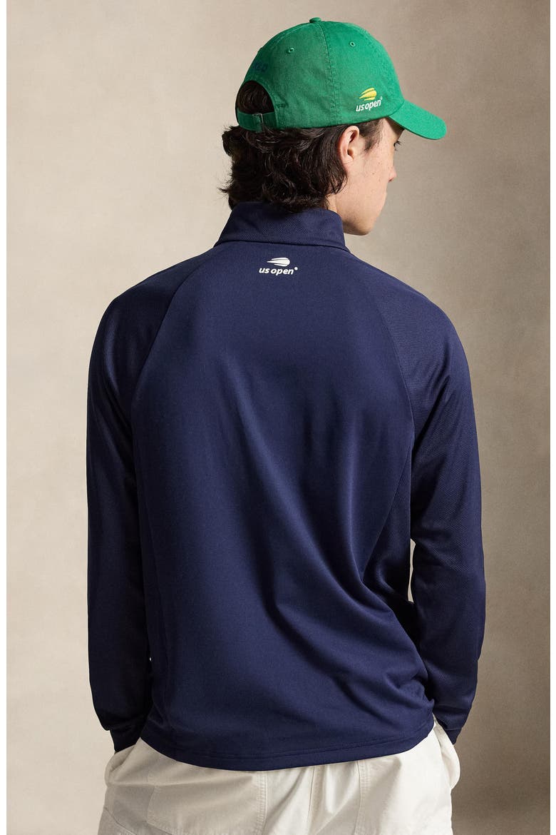 US Open Half Zip Pullover, Alternate, color, NAVY