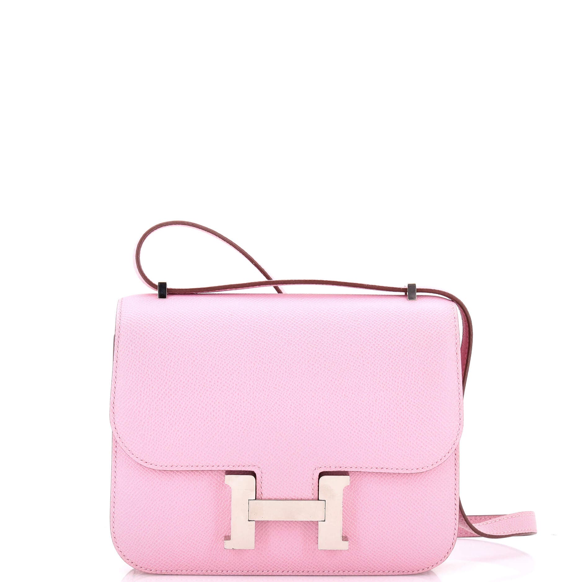 Pre-Owned Hermes Constance Bag Epsom 18, Main, color, Mauve Sylvestre