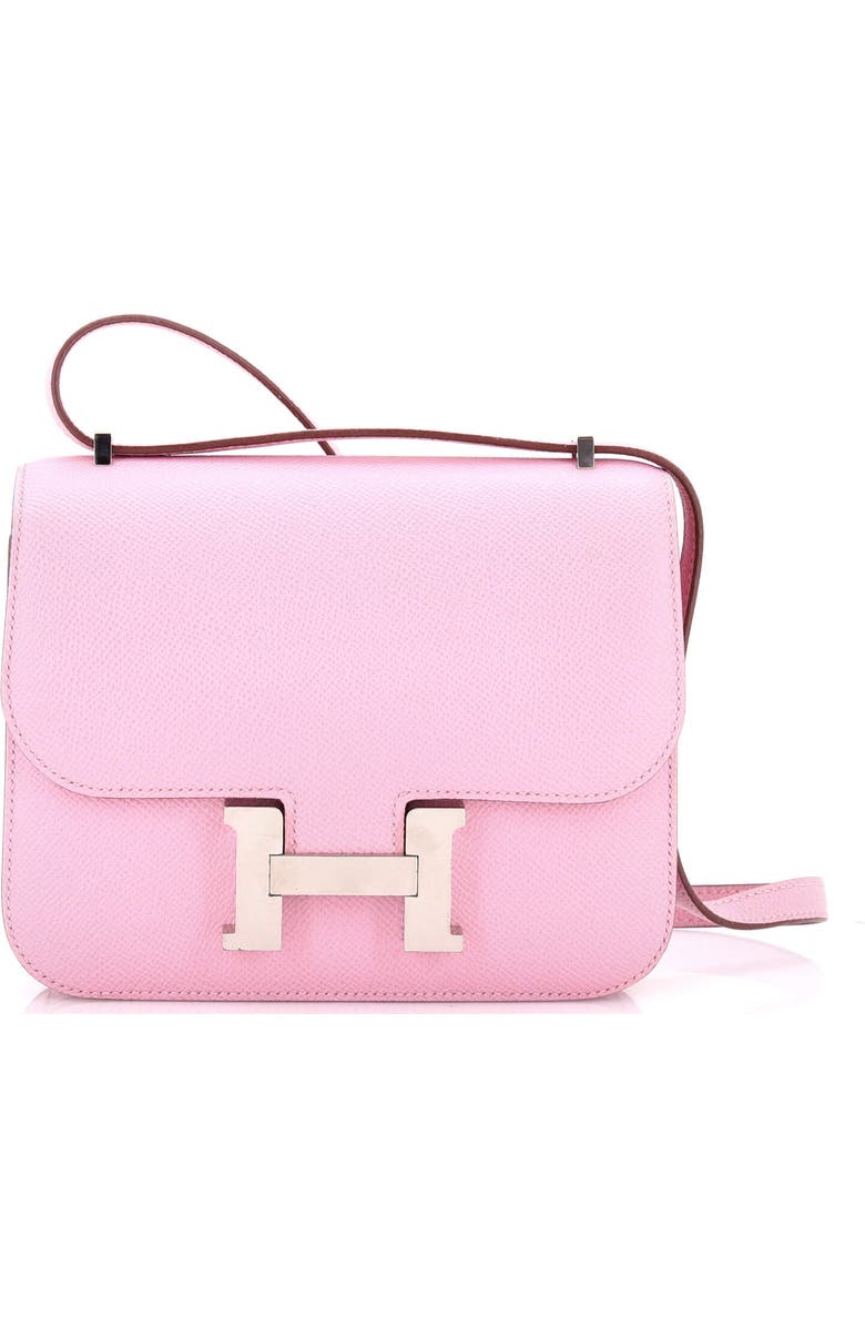 Pre-Owned Hermes Constance Bag Epsom 18, Main, color, Mauve Sylvestre
