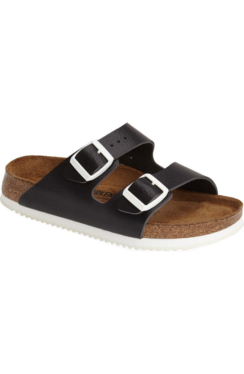 Birkenstock 'Arizona' Leather Double Band Footbed Sandal, Main, color,