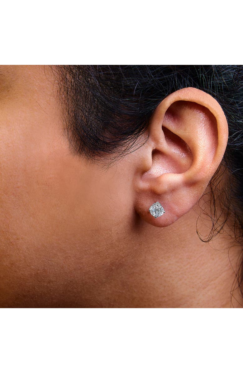 Haus of Brilliance 14K Gold 3.0 Cttw Lab Grown Diamond Solitaire Stud Earrings, Alternate, color, White