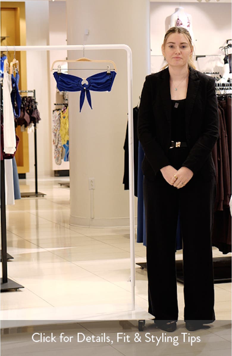 Strapless O-Ring Bikini Top, sales video thumbnail