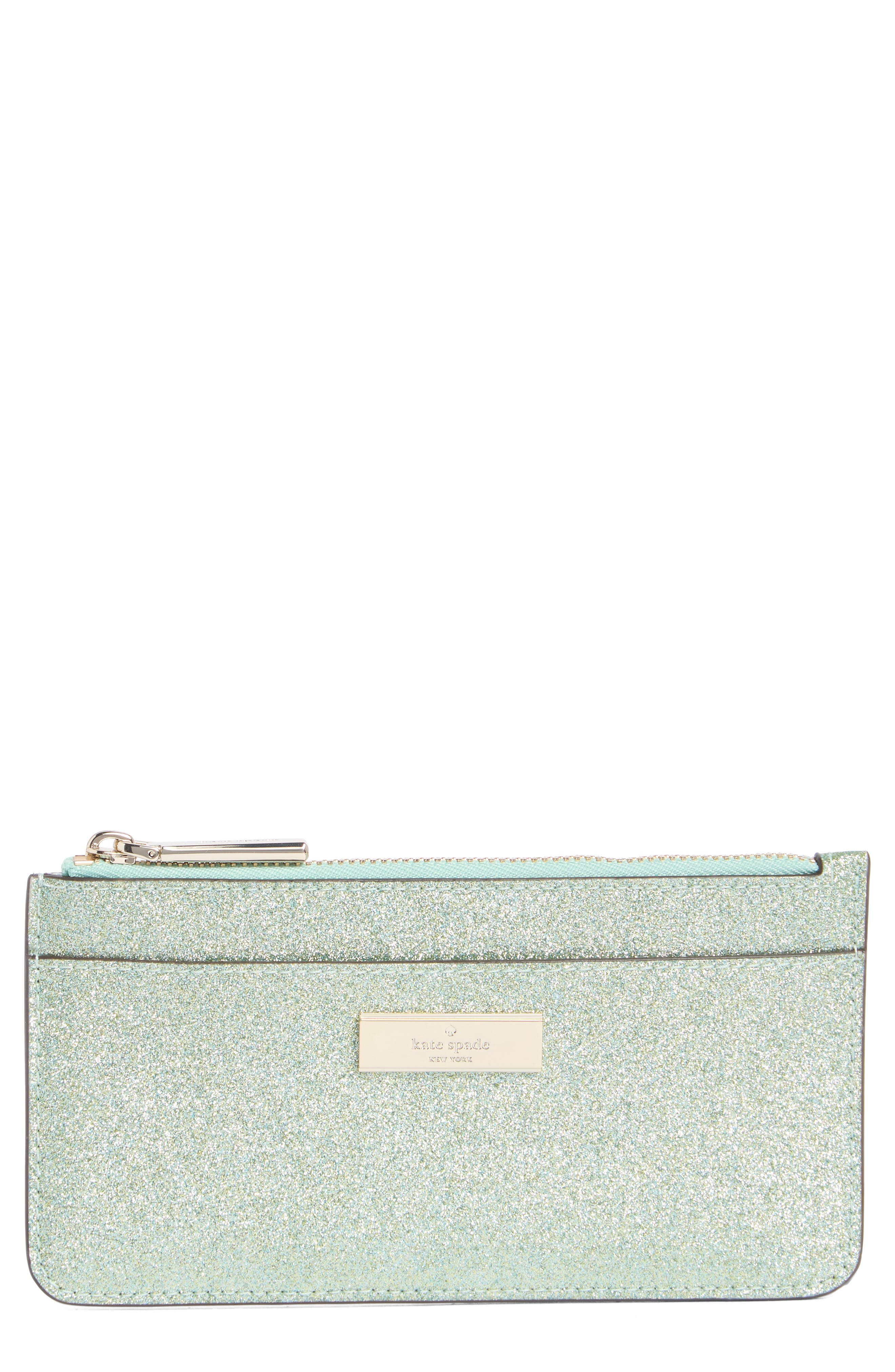 Kate Spade New York kenzie leather top zip wallet