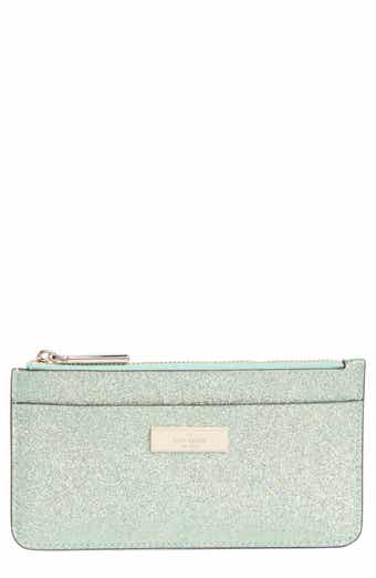 Kate Spade New York kenzie leather top zip wallet