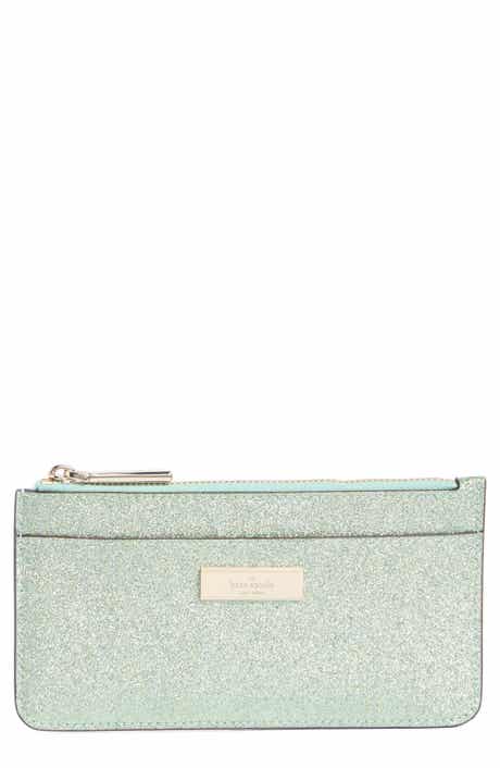 Kate Spade New York kenzie leather top zip wallet
