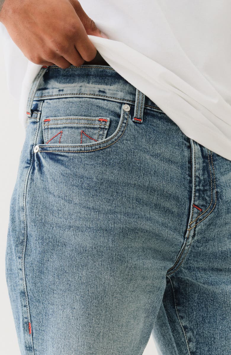 True Religion Ricky Straight Leg Denim Jorts, Alternate, color,