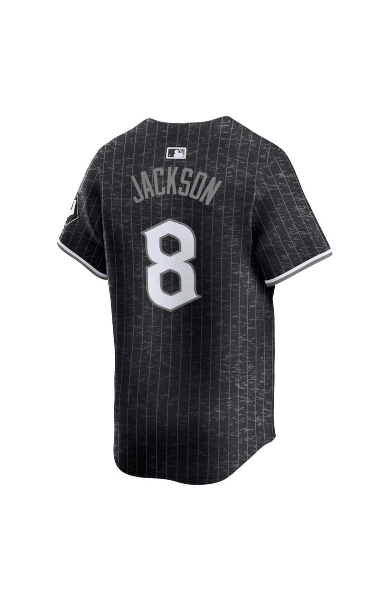 Nike Men's Nike Bo Jackson Black Chicago White Sox City Connect Retired Player Jersey, Alternate, color, 