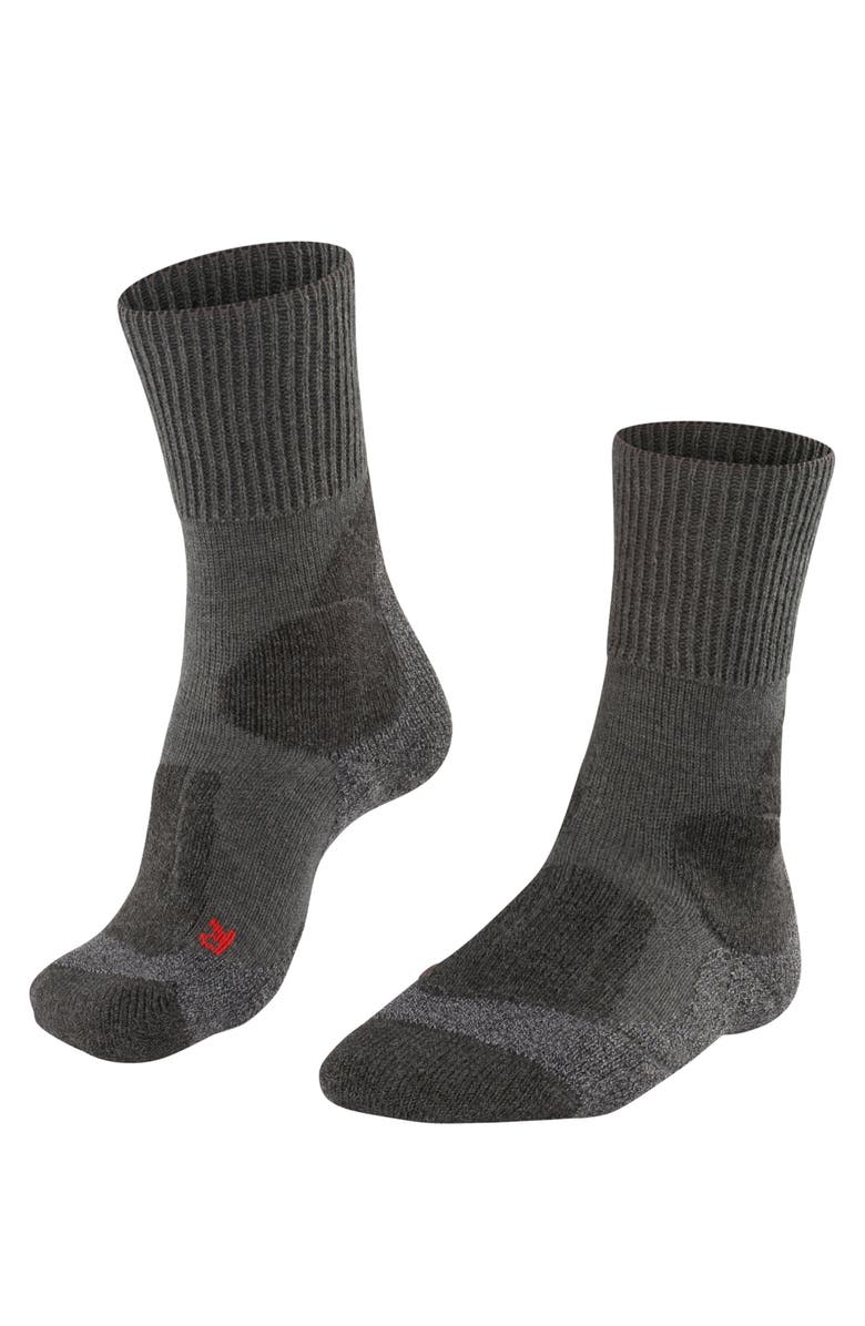 Falke TK1 Adventure Hiking Socks, Main, color, Asphalt Melange