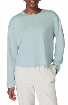 Sweaty Betty Essential Long Sleeve Boxy Crop Top