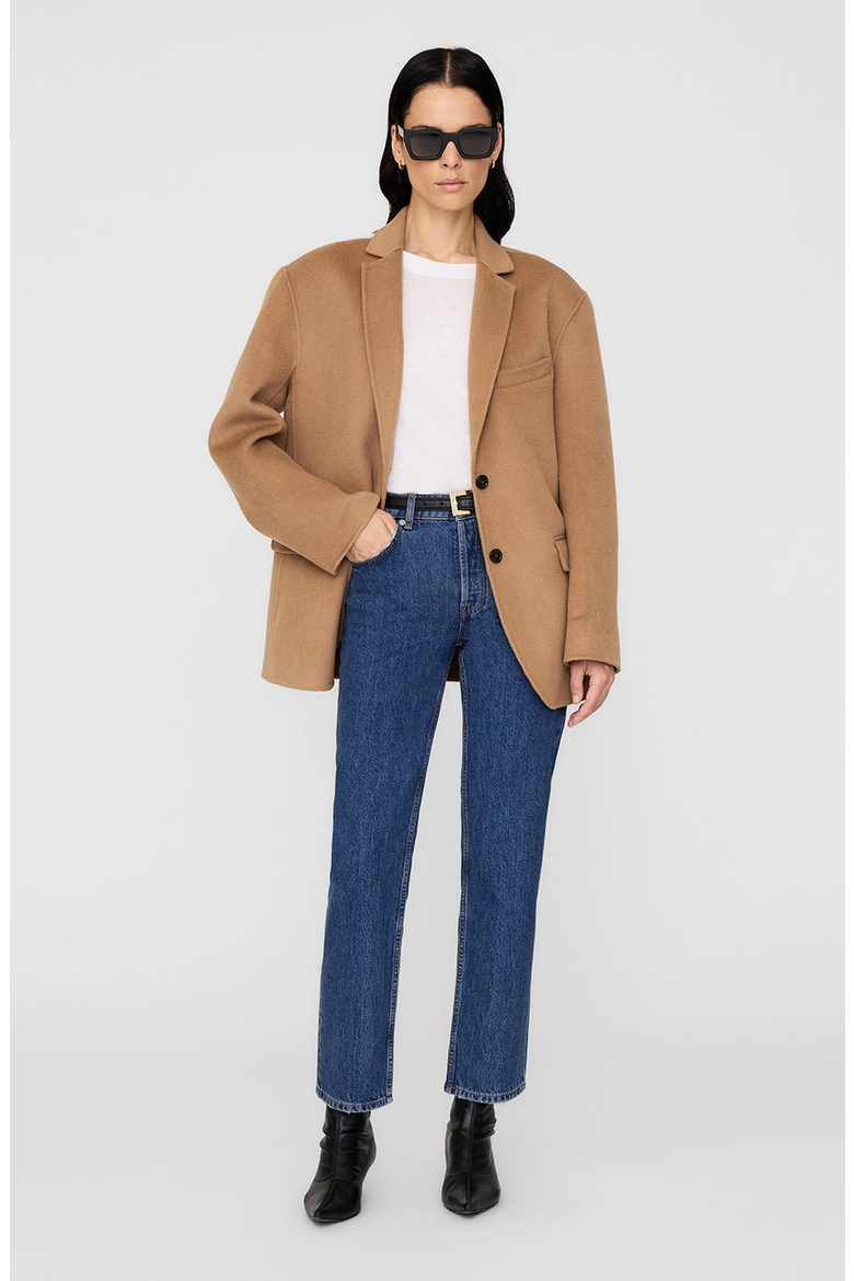 Quinn Cashmere Blend Blazer, Main, color, Camel