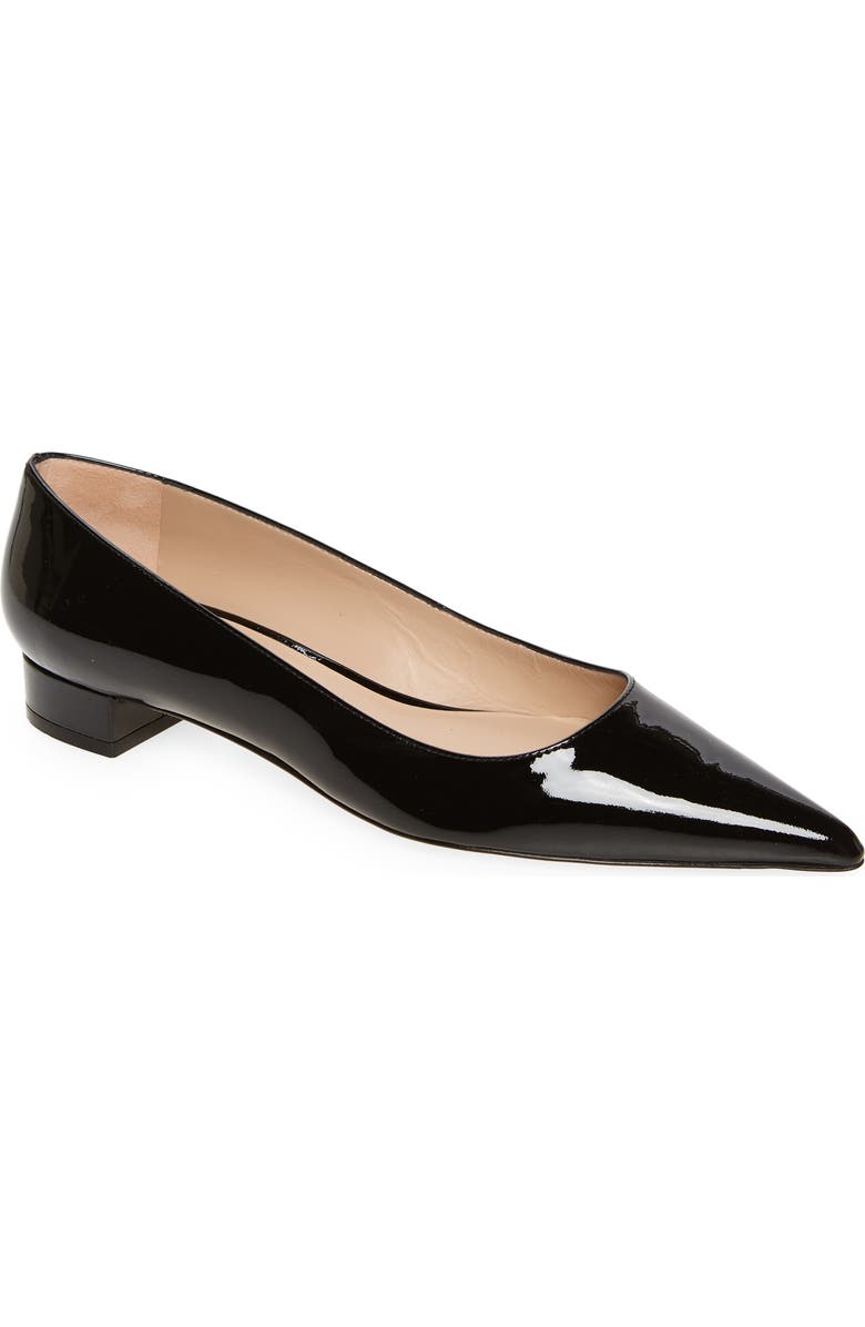 Stuart Weitzman Stuart Pointed Toe Flat, Main, color,