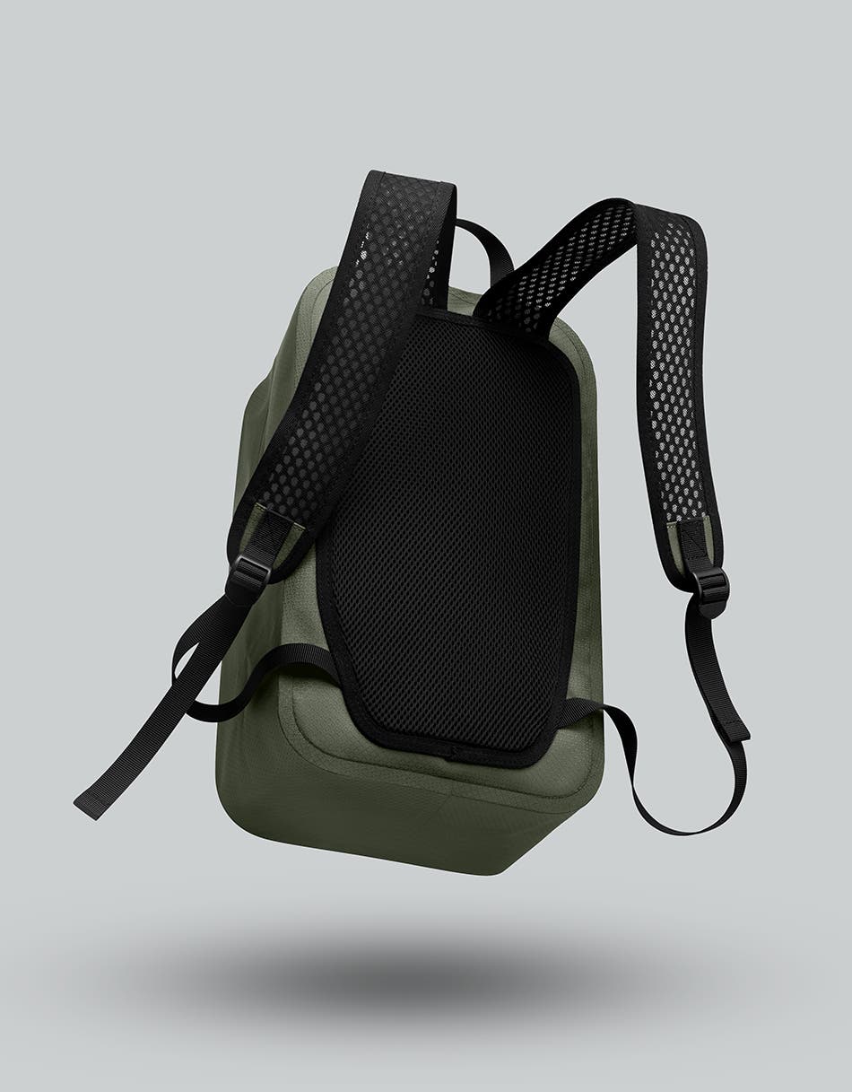 Gaston Luga Lightweight DuoSeal Backpack 14" - Olive, Alternate, color, Olive