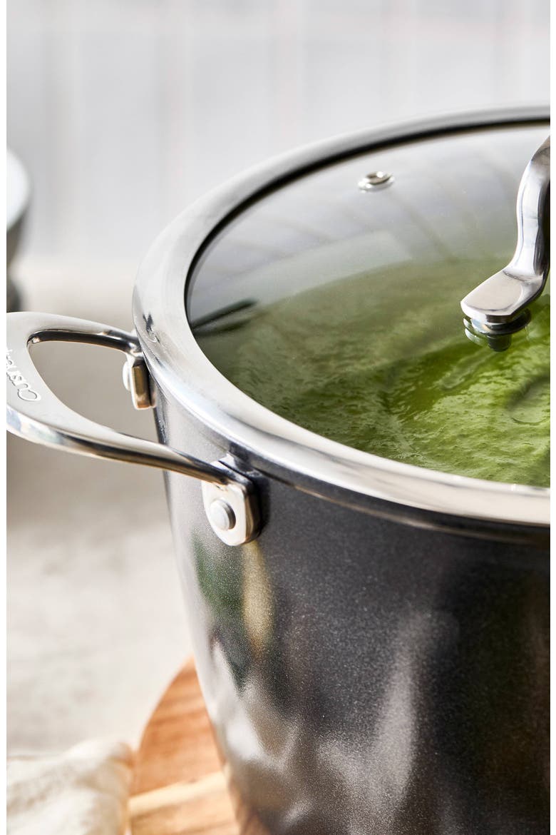 GREEN STONE™ 8.5 Qt. Stockpot with lid, Alternate, color, Black