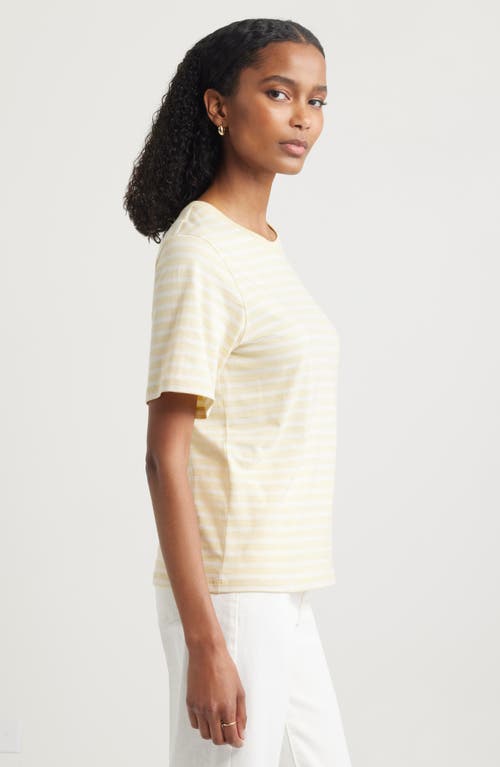 Nordstrom Relaxed Fit Pima Cotton Crewneck T-shirt In Yellow