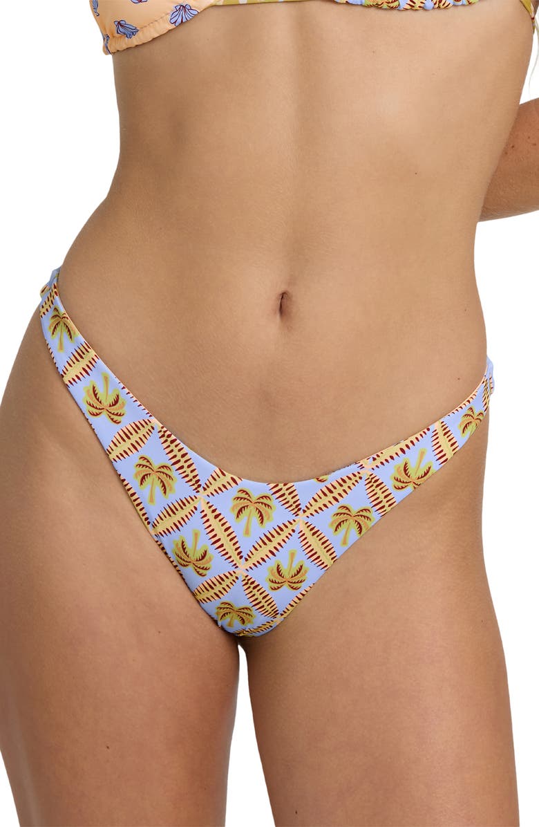 Billabong Soul Stroke Reversible Bikini Bottoms, Alternate, color, Twilight Blue