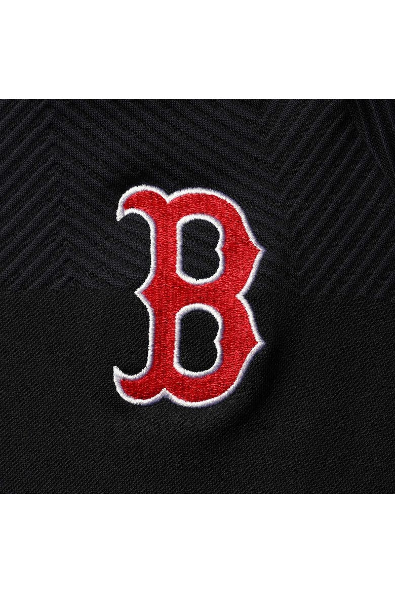 Women's Levelwear Navy Boston Red Sox Verse Asymmetrical Tri-Blend Quarter-Zip Jacket, Alternate, color, Navy