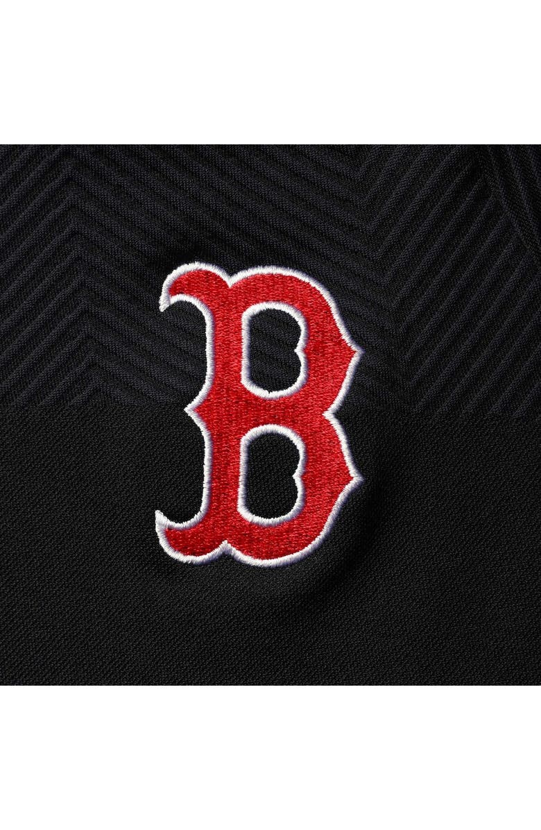 LEVELWEAR Women's Levelwear Navy Boston Red Sox Verse Asymmetrical Tri-Blend Quarter-Zip Jacket, Alternate, color, 