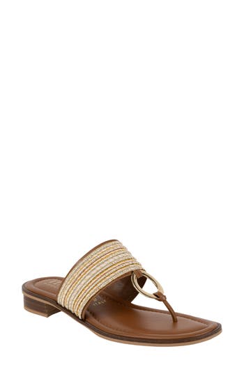 Italian Shoemakers Schunyler Sandal In Natural