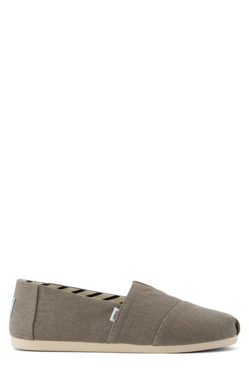 Toms Classic Alpargata Slip-on In Grey