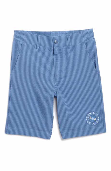 Scotch & Soda Kids' Stripe Seersucker Shorts