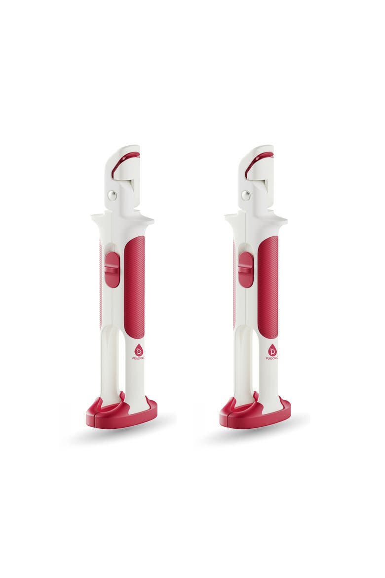 2-in-1 Heat Resistant Kitchen Clip & Clamp, Main, color, White